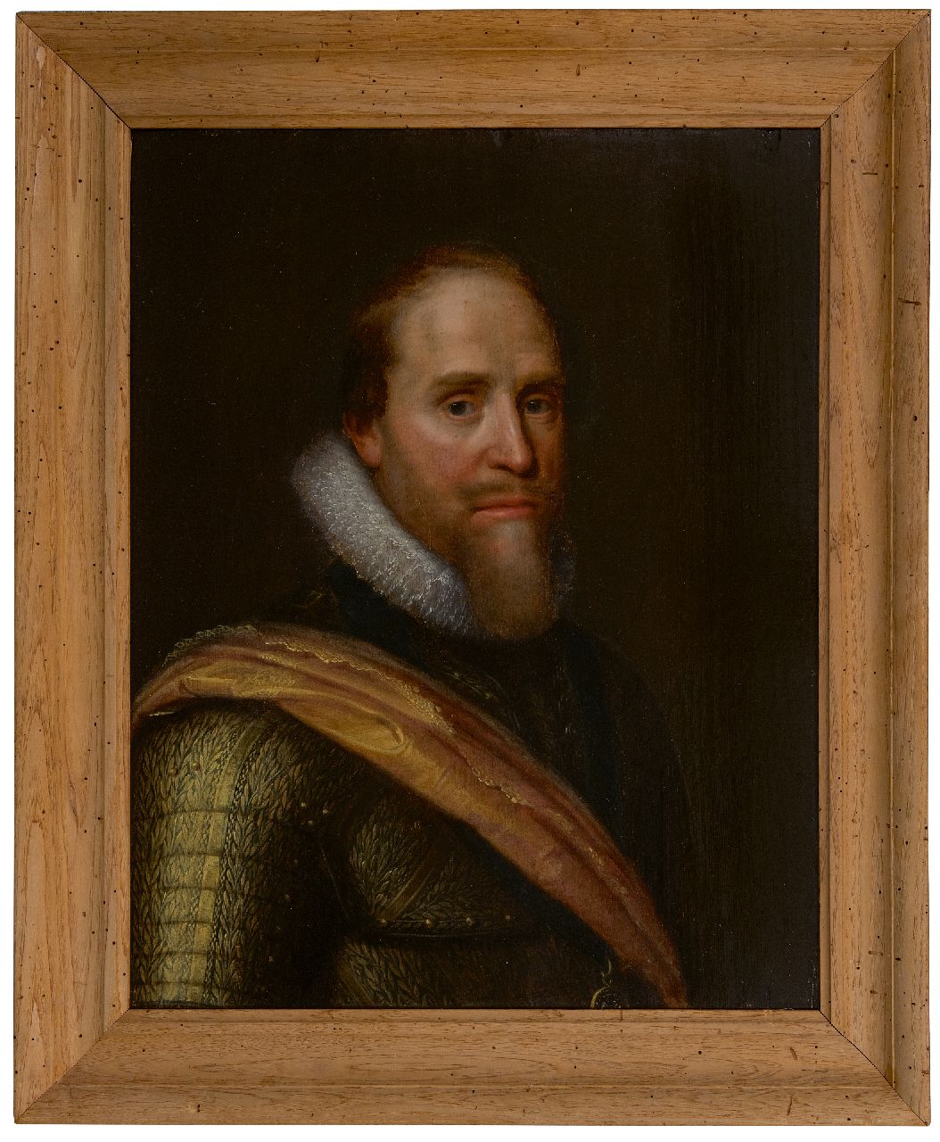Mierevelt (atelier van) M.J. van | Michiel Jansz. van Mierevelt (atelier van) | Paintings offered for sale | Portrait of Maurits, Prins van Oranje-Nassau, oil on canvas 63.5 x 50.8 cm