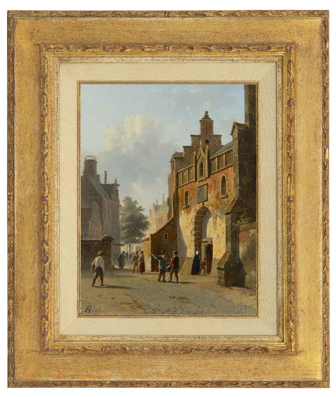 Eversen A.  | Adrianus Eversen, -, oil on panel 31.0 x 24.0 cm, signed l.l.