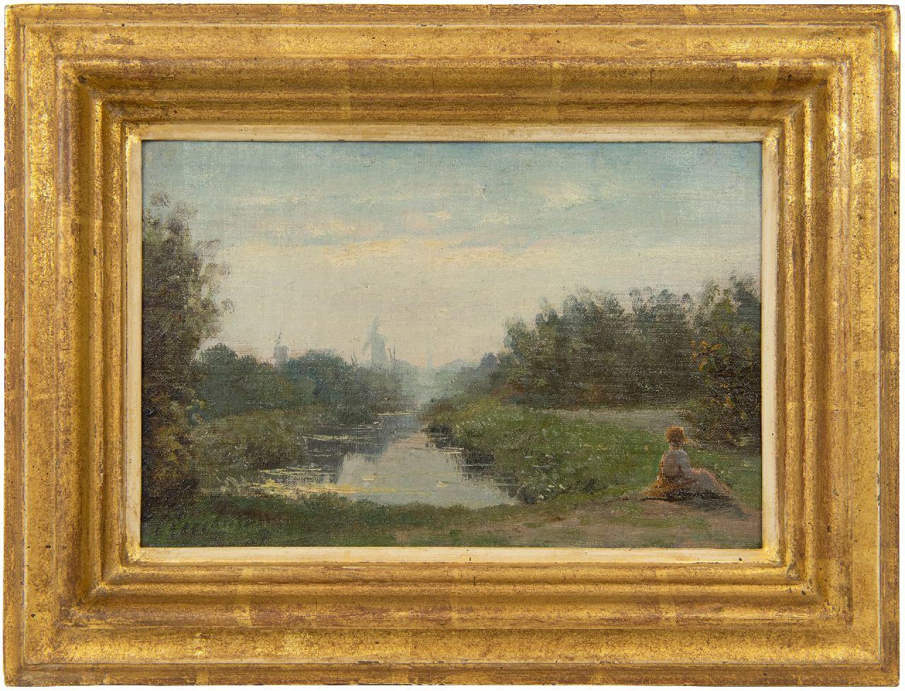 Eerelman O.  | Otto Eerelman, Summer light, oil on canvas laid down on board 15.9 x 23.4 cm, signed l.l.