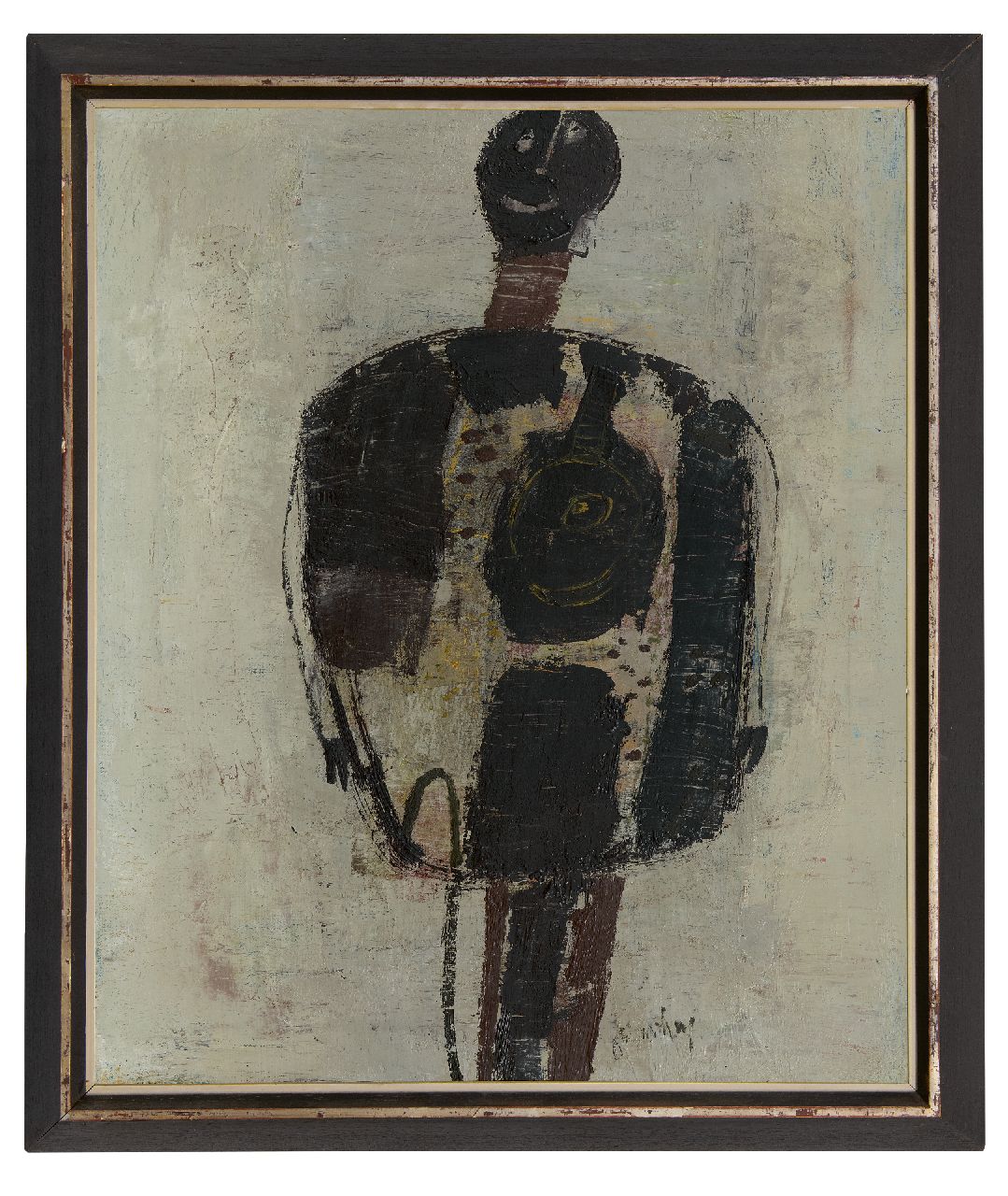 Heel J.J. van | Johannes Jacobus 'Jan' van Heel | Paintings offered for sale | Black doll, oil on canvas 60.4 x 49.9 cm, signed l.c. and on the reverse and dated on the reverse '64