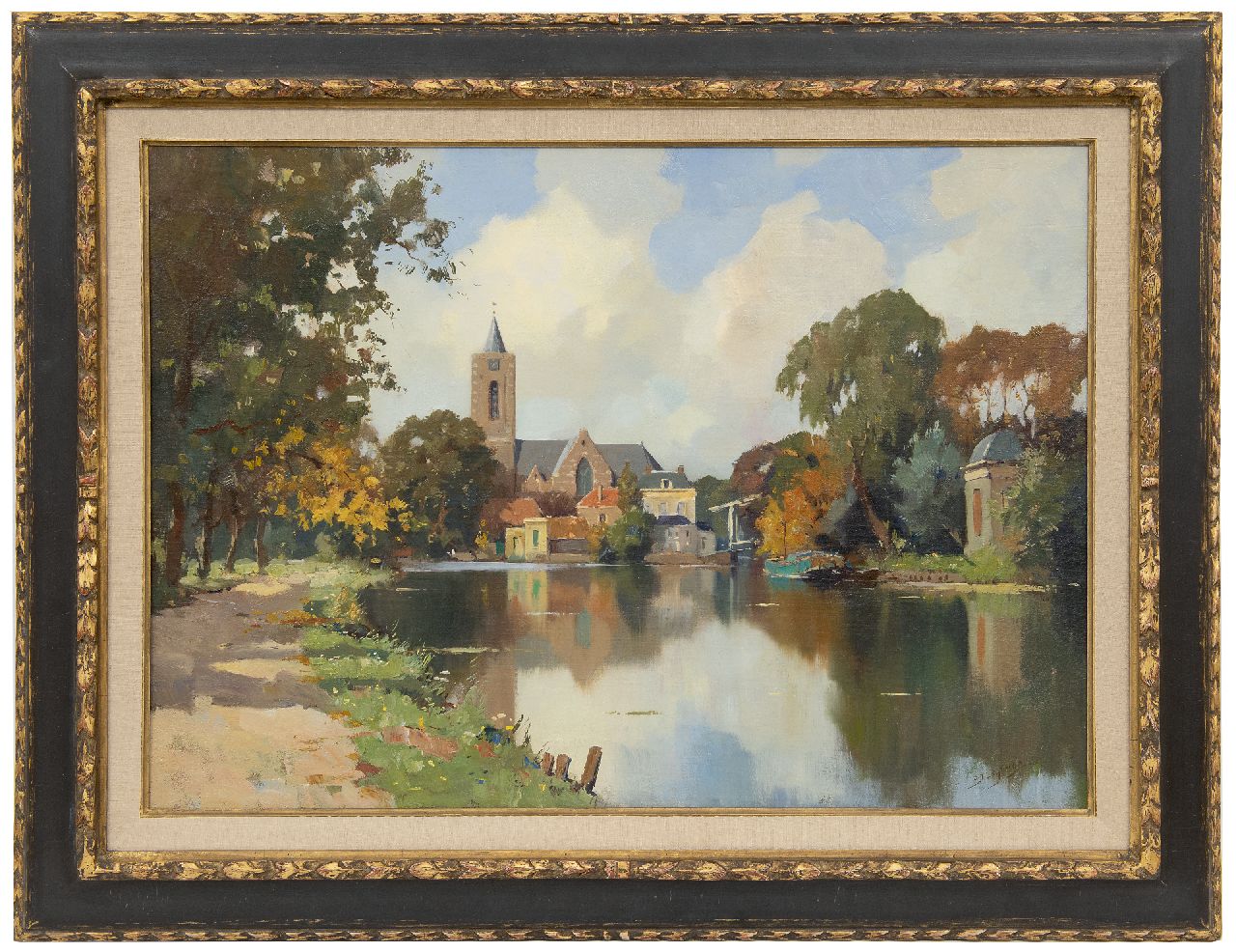 Ligtelijn E.J.  | Evert Jan Ligtelijn, -, oil on canvas 50.0 x 70.0 cm, signed l.r.