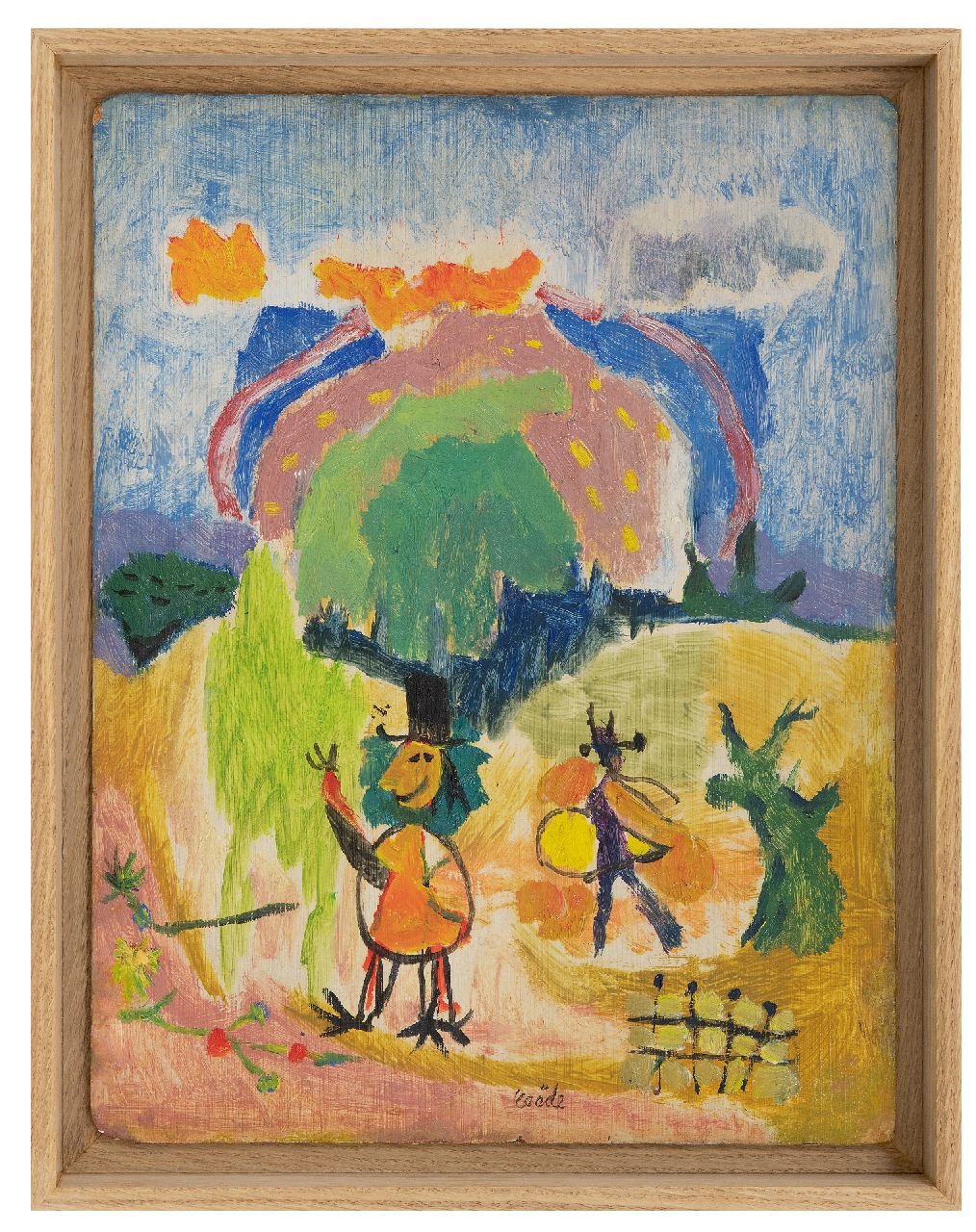 Roëde J.  | Jan Roëde | Paintings offered for sale | Untitled, oil on painter's board 35.0 x 27.0 cm, signed l.c. and executed ca. 1946-1948