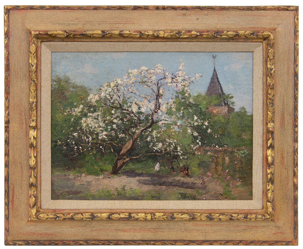 Stutterheim L.P.  | Lodewijk Philippus 'Louis' Stutterheim | Paintings offered for sale | Flowering Magnolia, oil on canvas 30.5 x 40.3 cm, signed l.r.