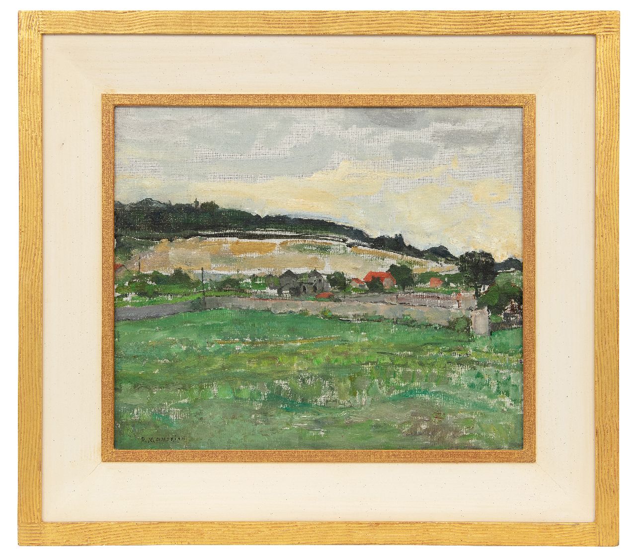 Mondriaan P.C.  | Pieter Cornelis 'Piet' Mondriaan | Paintings offered for sale | Landscape at Montmorency, oil on canvas 46.3 x 55.2 cm, signed l.r. and on the reverse and dated on the reverse 8 Aug. '30