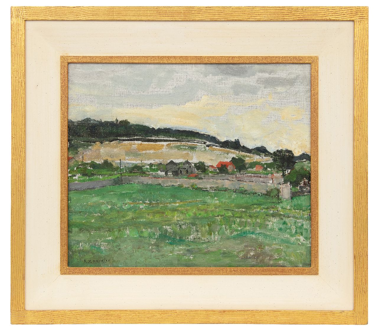 Mondriaan P.C.  | Pieter Cornelis 'Piet' Mondriaan | Paintings offered for sale | Landscape at Montmorency, oil on canvas 46.3 x 55.2 cm, signed l.l. and on the reverse and dated on the reverse 8 Aug. '30