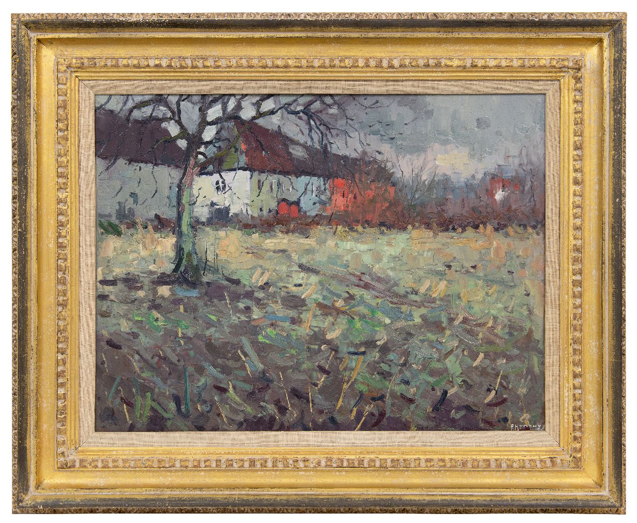 Hynckes R.  | Raoul Hynckes | Paintings offered for sale | Audergem near Brussels, oil on panel 42.1 x 55.8 cm, signed l.r.