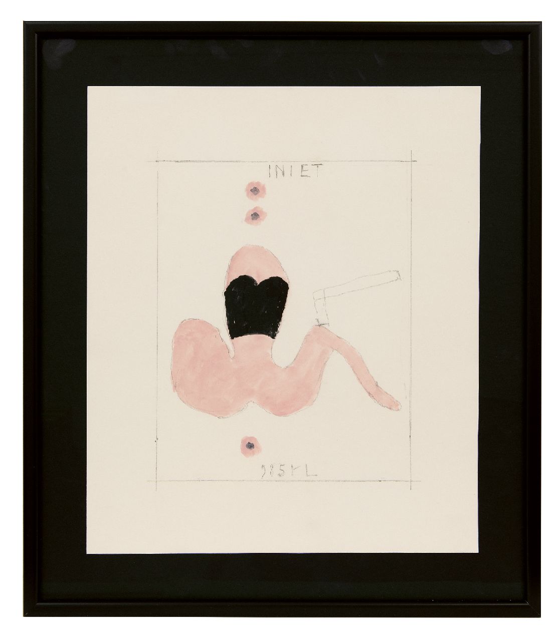 Lucassen R.  | Reinier Lucassen | Watercolours and drawings offered for sale | The spirit of the Iniet, pencil and watercolour on paper 31.0 x 24.7 cm, signed l.c. with initials and in full on the reverse and dated l.c. 985 and '85 on the reverse
