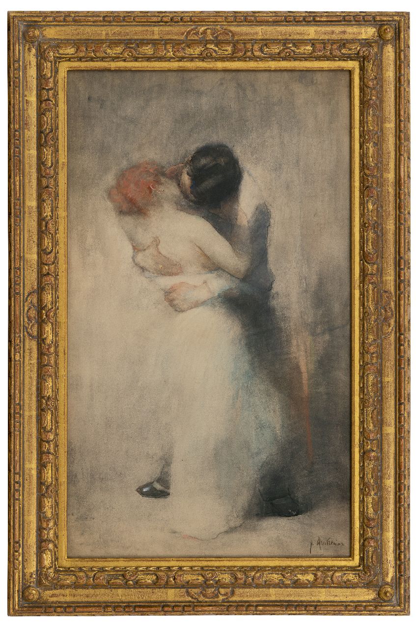 Arntzenius P.F.N.J.  | Pieter Florentius Nicolaas Jacobus 'Floris' Arntzenius, Passion, pastel and watercolour on paper 68.7 x 40.5 cm, signed l.r. and to be dated ca. 1892