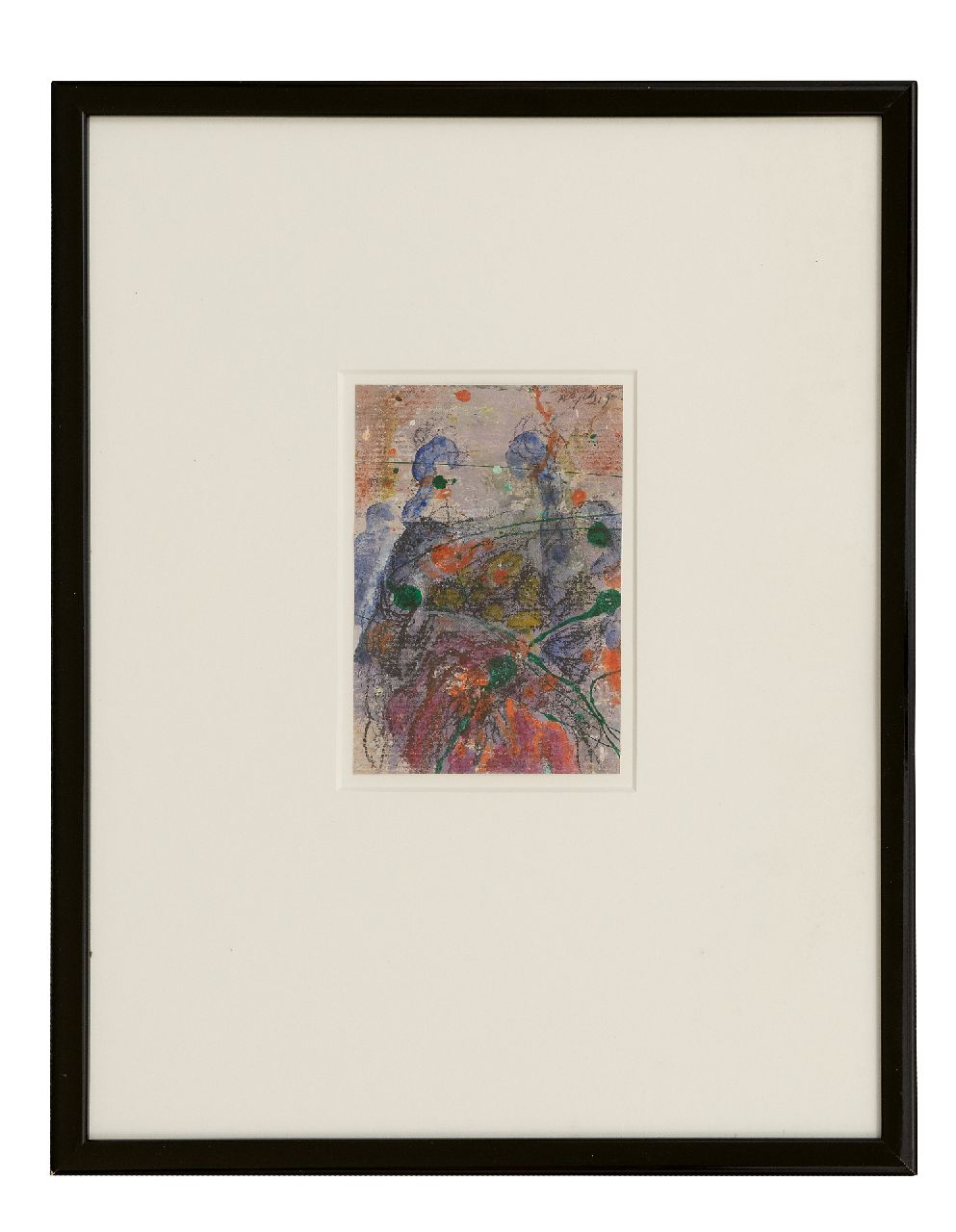 Snijders A.C.  | Adrianus Cornelis 'Ad' Snijders, Untitled, mixed media on paper 10.4 x 14.8 cm, signed u.r. and dated '90