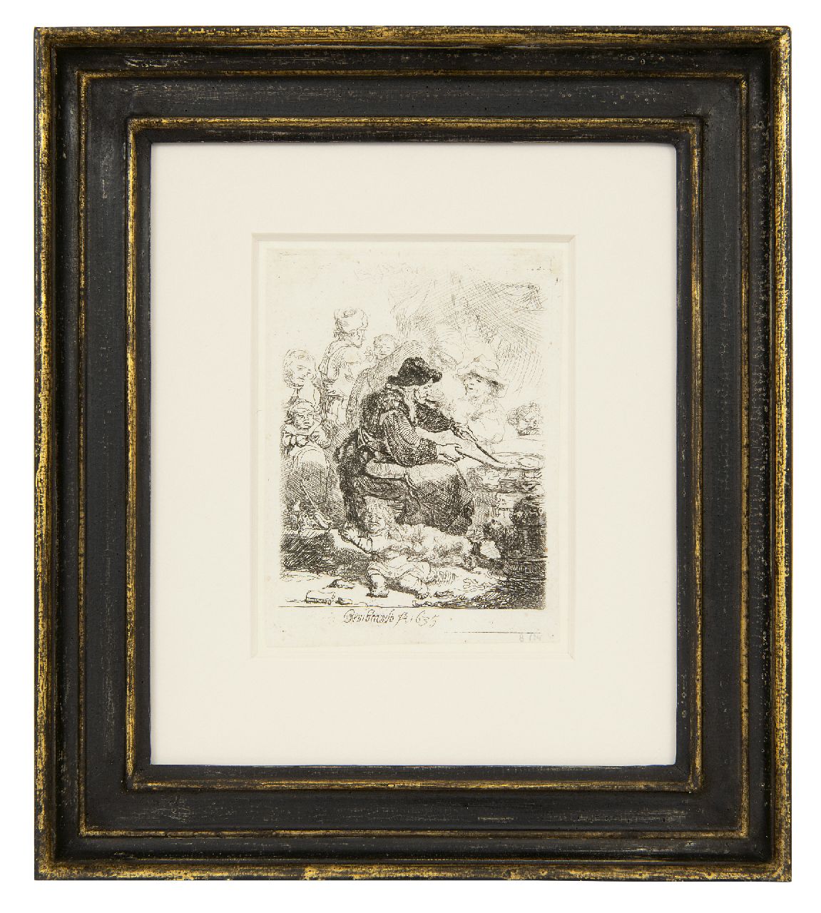 Rembrandt (Rembrandt Harmensz. van Rijn)   | Rembrandt (Rembrandt Harmensz. van Rijn), The pancake baker, etching on paper 10.9 x 7.8 cm, signed l.c. (in the plate) and dated 1635 (in the plate)