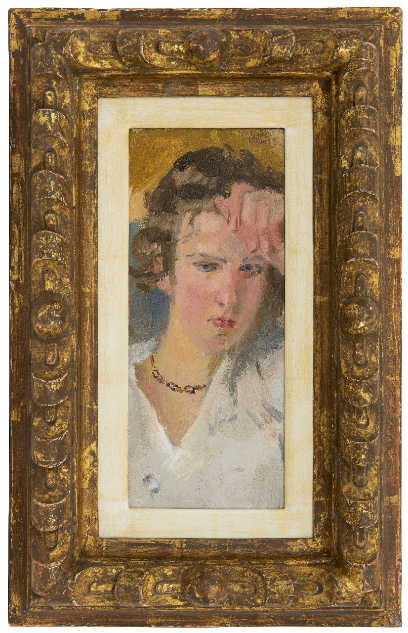 Isaac Israels | Paintings prev. for Sale | Portrait of a young woman