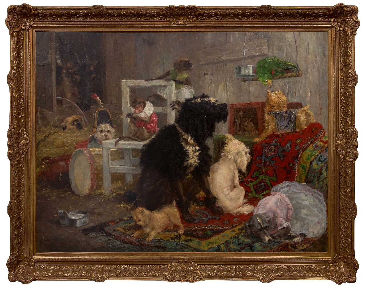 Carpentero F.  | Fritz Carpentero | Paintings offered for sale | Before the performance, oil on canvas 100.5 x 130.0 cm, signed l.l.