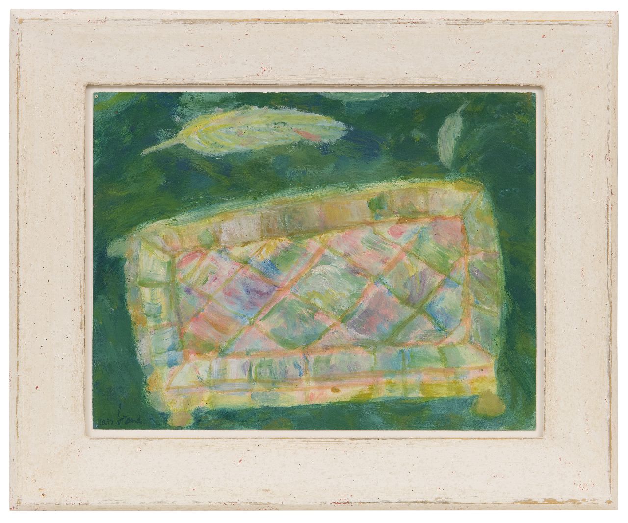 Brands E.A.M.  | Eugenius Antonius Maria 'Eugène' Brands | Watercolours and drawings offered for sale | The mother-of-pearl box, gouache on paper 26.7 x 34.8 cm, signed l.l. and dated 10.53