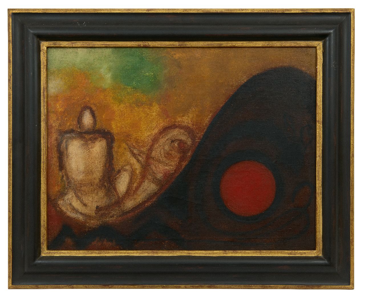 Kuik L. van | Laurens van Kuik | Paintings offered for sale | Composition, oil on canvas 46.1 x 60.2 cm, signed l.l.