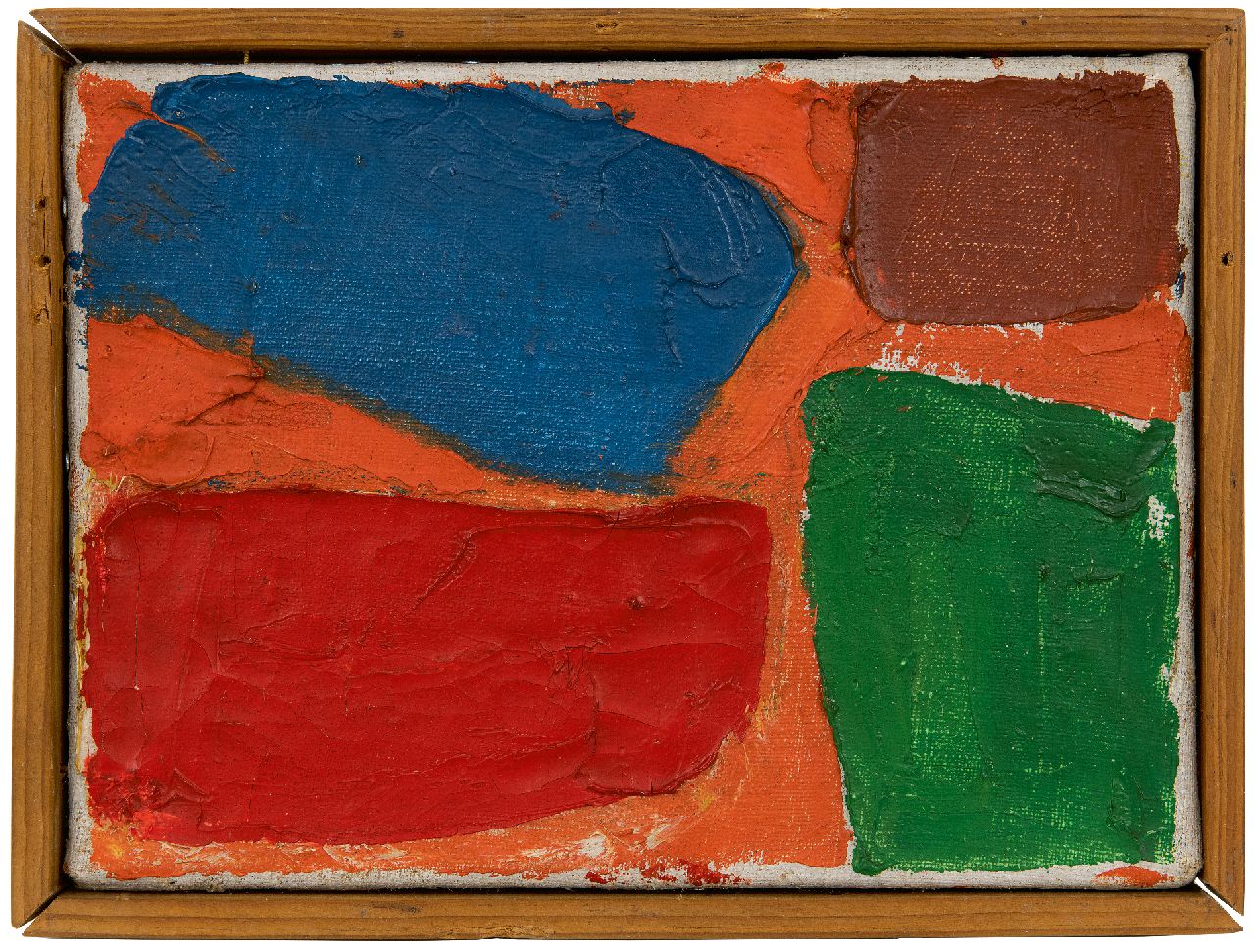 Gilbert S.  | Stephen Gilbert | Paintings offered for sale | Composition, oil on canvas 16.3 x 22.5 cm, excecuted ca. 1951