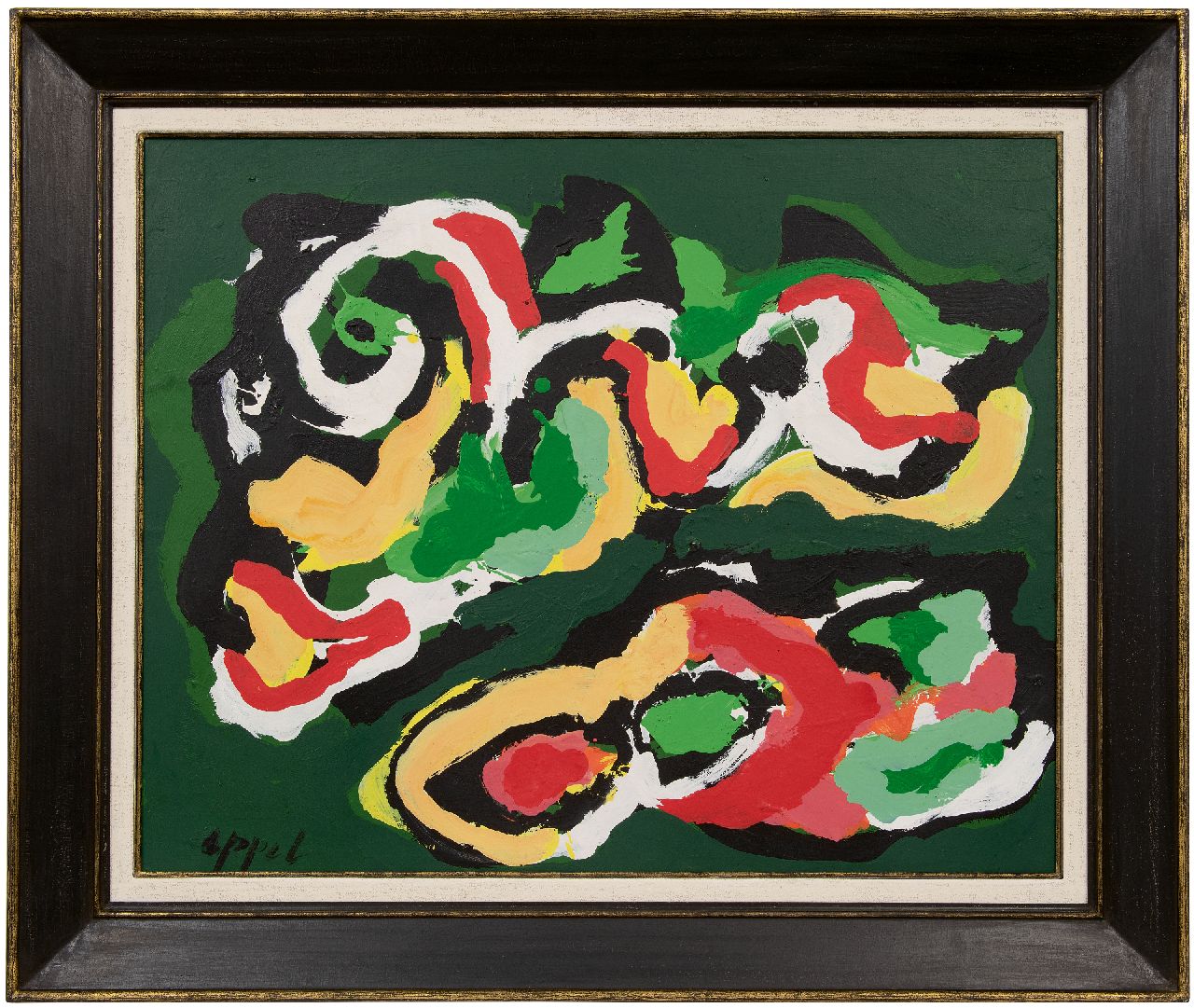 Appel C.K.  | Christiaan 'Karel' Appel | Paintings offered for sale | Untitled, acrylic on paper on canvas 68.1 x 84.1 cm, signed l.l.