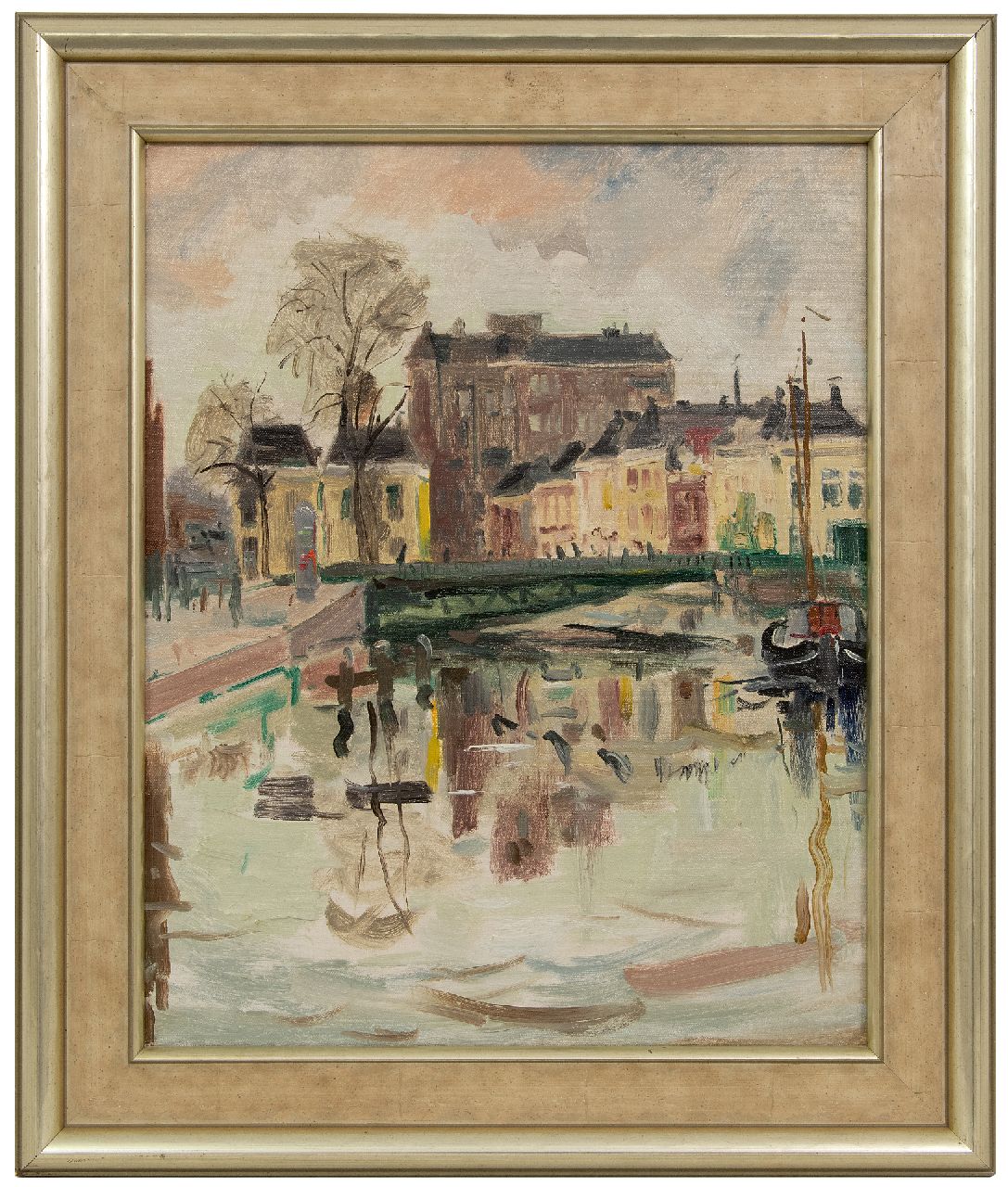 Walrecht B.H.D.  | Bernardus Hermannus David 'Ben' Walrecht, The Steenstilbridge, Groningen, oil on canvas 50.5 x 40.4 cm, signed on the stretcher and to be dated 1938