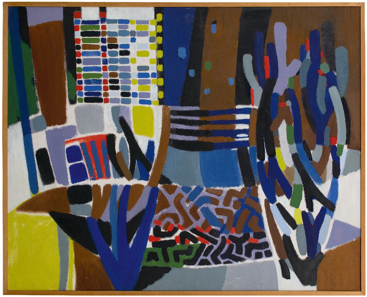 Hunziker F.  | Frieda Hunziker, Curaçao at night, oil on canvas 99.8 x 124.9 cm, executed 1954