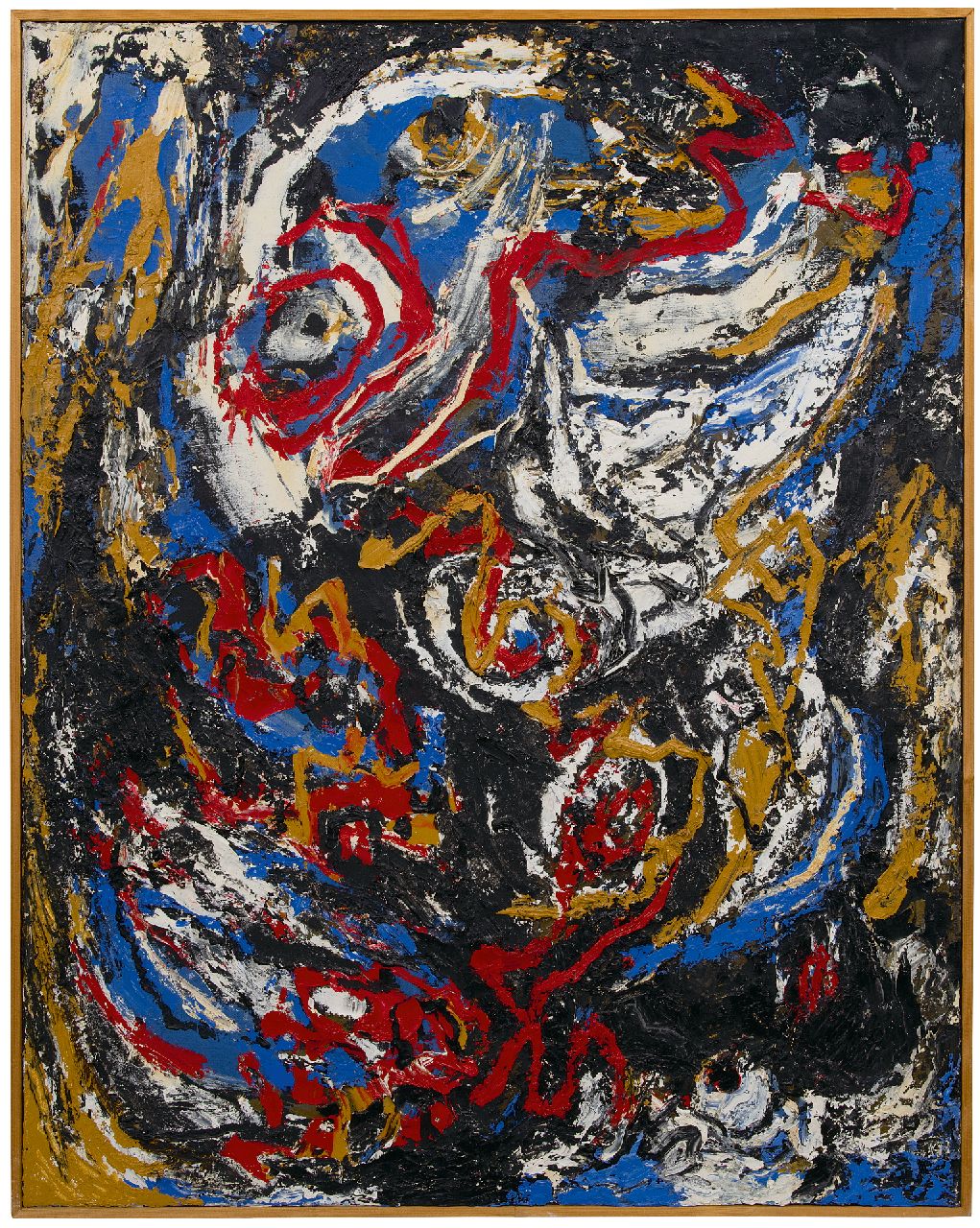 Hunziker F.  | Frieda Hunziker | Paintings offered for sale | Composition, oil on canvas 99.9 x 80.0 cm, executed 1963