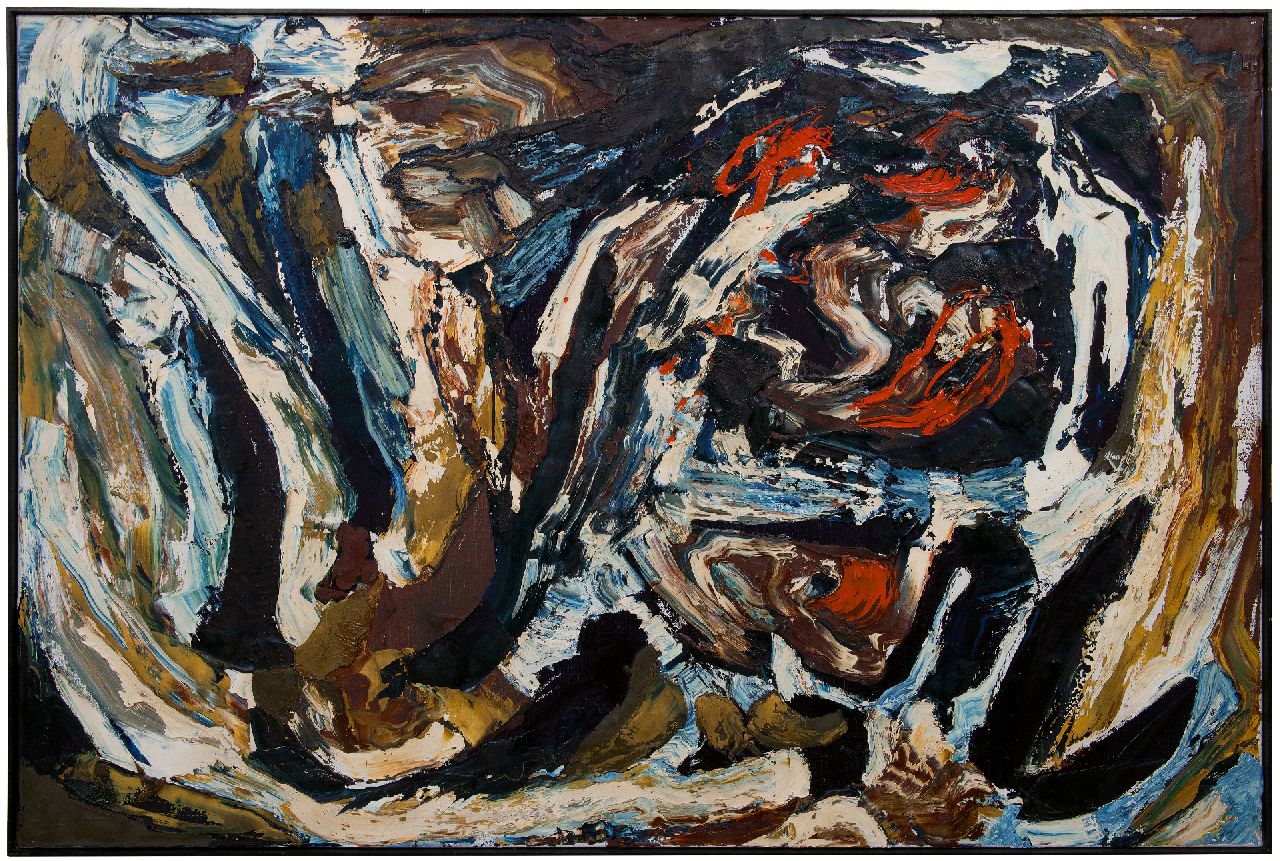 Hunziker F.  | Frieda Hunziker, Nuit Mexicaine, oil on canvas 100.0 x 150.2 cm, signed on the stretcher and executed 1963