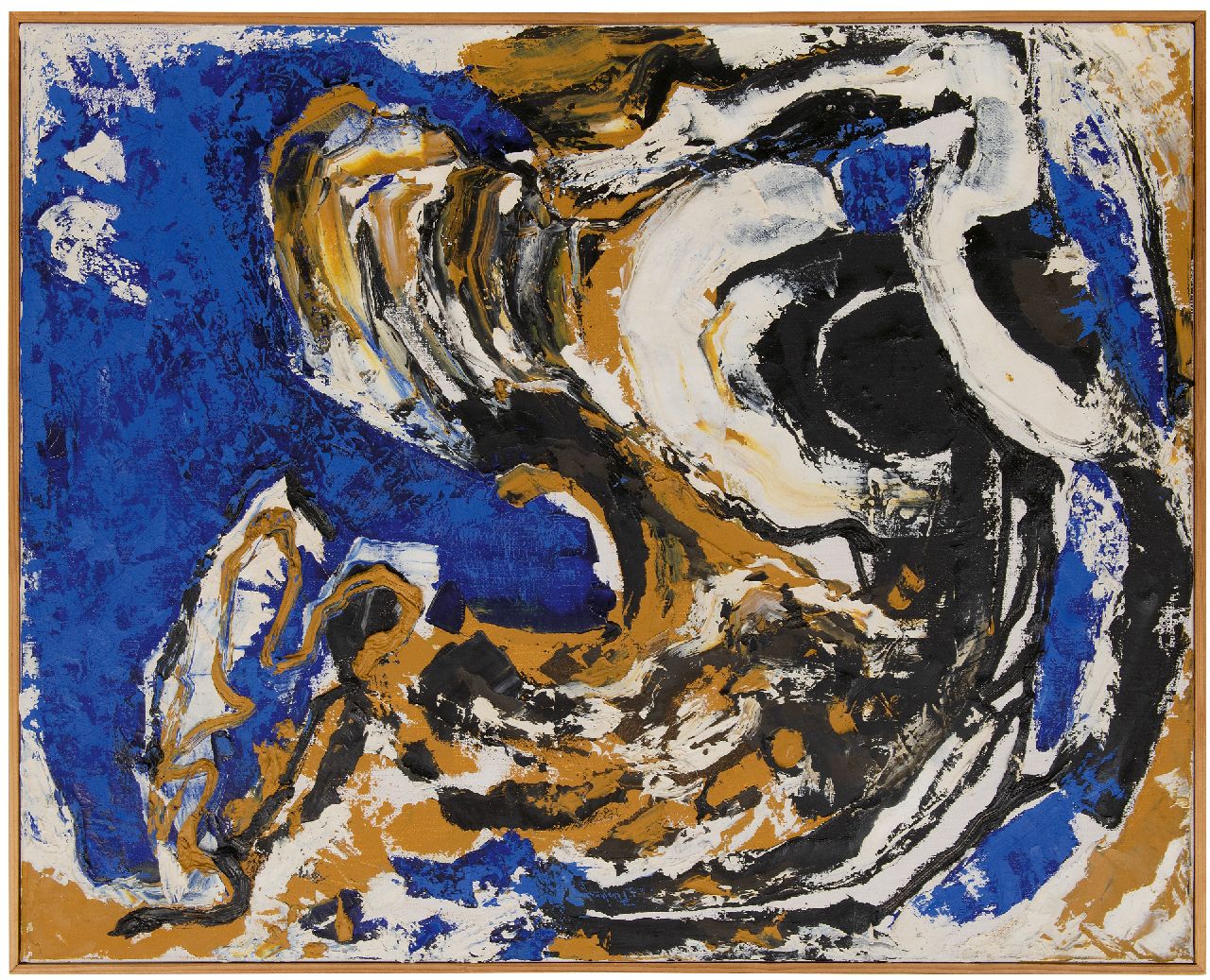 Hunziker F.  | Frieda Hunziker, Wave, oil on canvas 80.2 x 100.2 cm, executed 1964