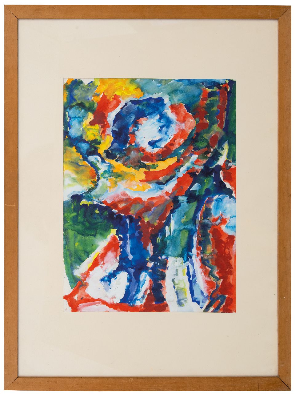 Hunziker F.  | Frieda Hunziker, Composition I, gouache on paper 51.3 x 38.8 cm, executed ca. 1965