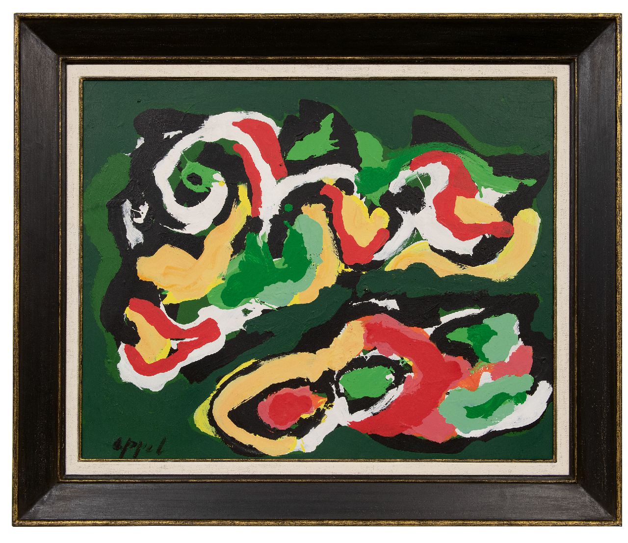 Appel C.K.  | Christiaan 'Karel' Appel | Paintings offered for sale | Untitled, acrylic on paper on canvas 68.1 x 84.1 cm, signed l.l.