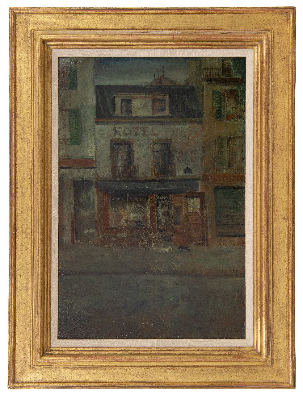 Heel J.J. van | Johannes Jacobus 'Jan' van Heel, Paris (little square), oil on panel 51.0 x 34.0 cm, painted ca. 1946