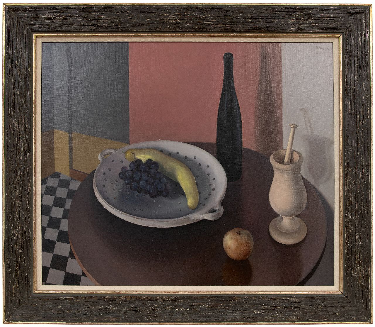 Schram W.J.B.A.  | Wouter Jorinus Bernardus Antonius 'Wout' Schram | Paintings offered for sale | A kitchen still life, oil on canvas 76.0 x 90.0 cm, signed u.r.