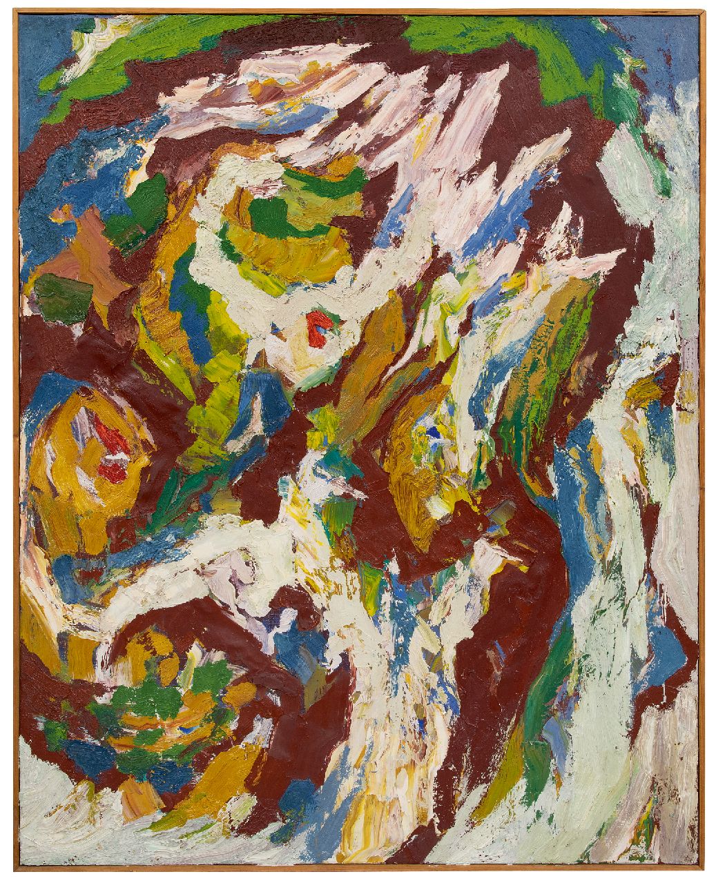 Hunziker F.  | Frieda Hunziker, Composition, oil on canvas 124.9 x 100.1 cm, executed 1961