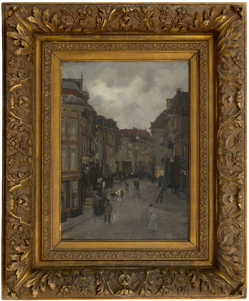 Arntzenius P.F.N.J.  | Pieter Florentius Nicolaas Jacobus 'Floris' Arntzenius | Paintings offered for sale | A view of The Hague, oil on canvas 36.5 x 50.9 cm, signed l.r.