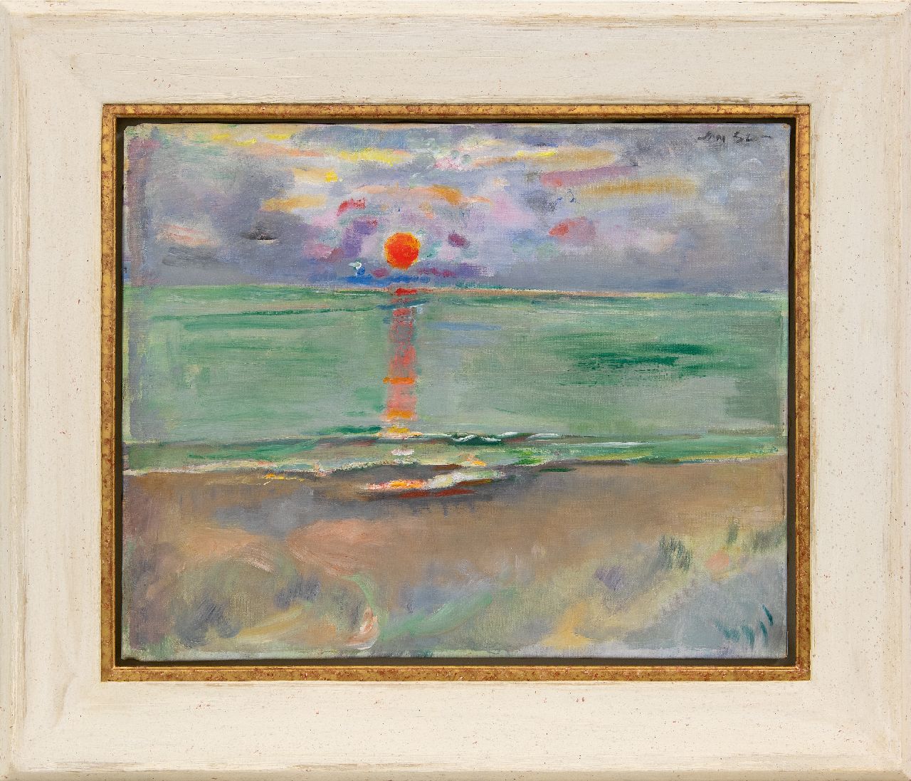 Sluijters J.C.B.  | Johannes Carolus Bernardus 'Jan' Sluijters | Paintings offered for sale | Sunset on the beach, oil on canvas 46.5 x 57.9 cm, signed u.r. and painted ca. 1938