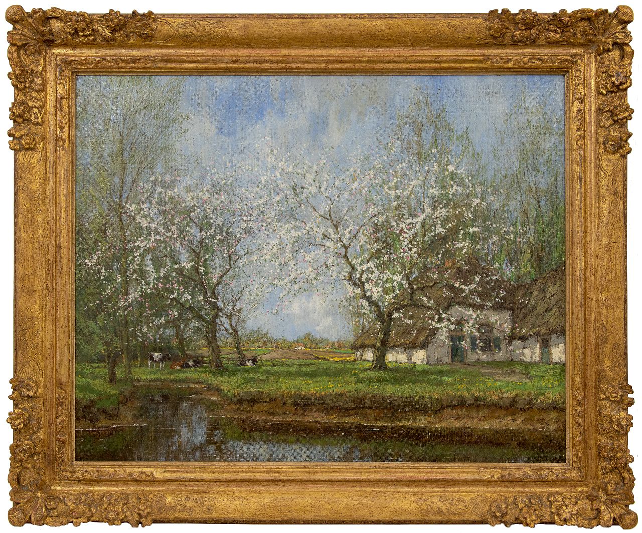 Gorter A.M.  | 'Arnold' Marc Gorter | Paintings offered for sale | Spring blossom, oil on canvas 67.6 x 84.8 cm, signed l.r.