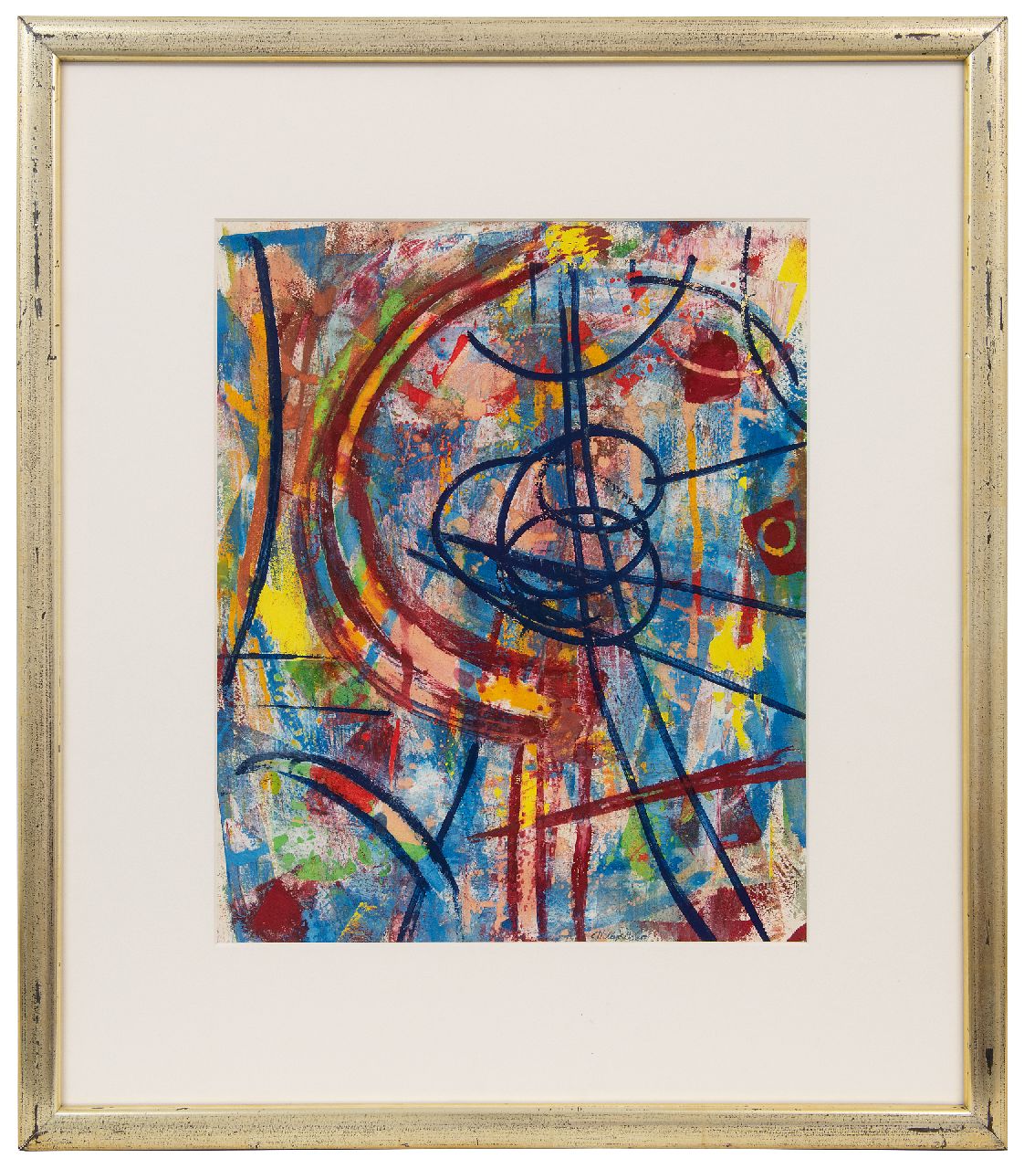 Boers W.H.F.  | 'Willy' Herman Friederich Boers | Watercolours and drawings offered for sale | Untitled, gouache on paper 44.5 x 36.5 cm, signed l.c. and painted ca. 1950
