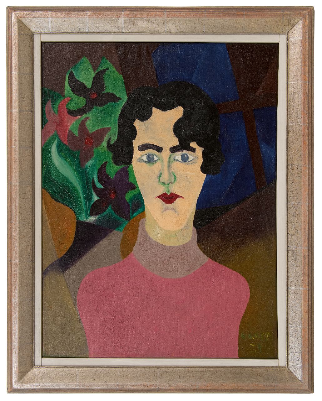 Gaupp K.A.C.  | Karel Albert 'Charles' Gaupp | Paintings offered for sale | Selfportrait as a woman, oil on canvas 80.1 x 60.5 cm, signed l.r. and dated '39