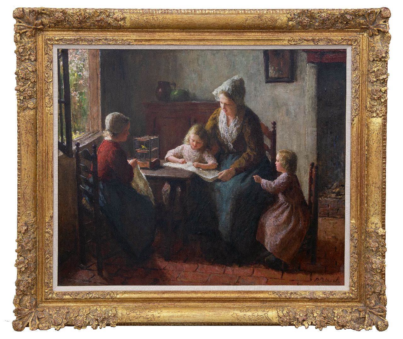 Pothast B.J.C.  | 'Bernard' Jean Corneille Pothast | Paintings offered for sale | The picture book, oil on canvas 64.1 x 77.1 cm, signed l.r.