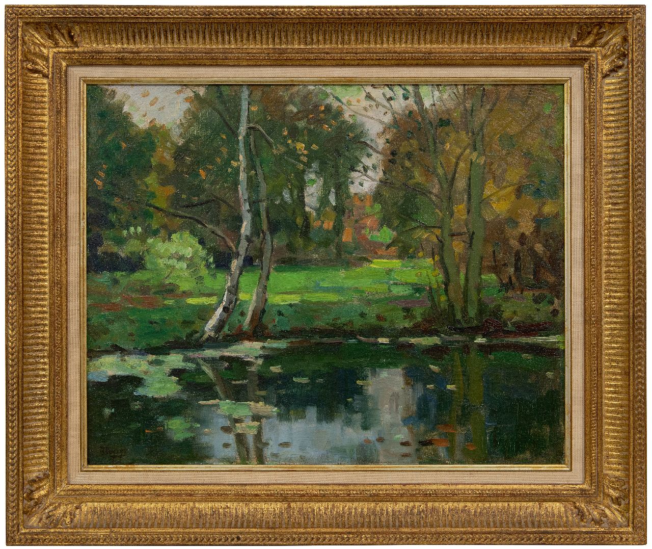 Viegers B.P.  | Bernardus Petrus 'Ben' Viegers | Paintings offered for sale | Autumn landscape, oil on canvas 40.3 x 50.3 cm, signed l.l.