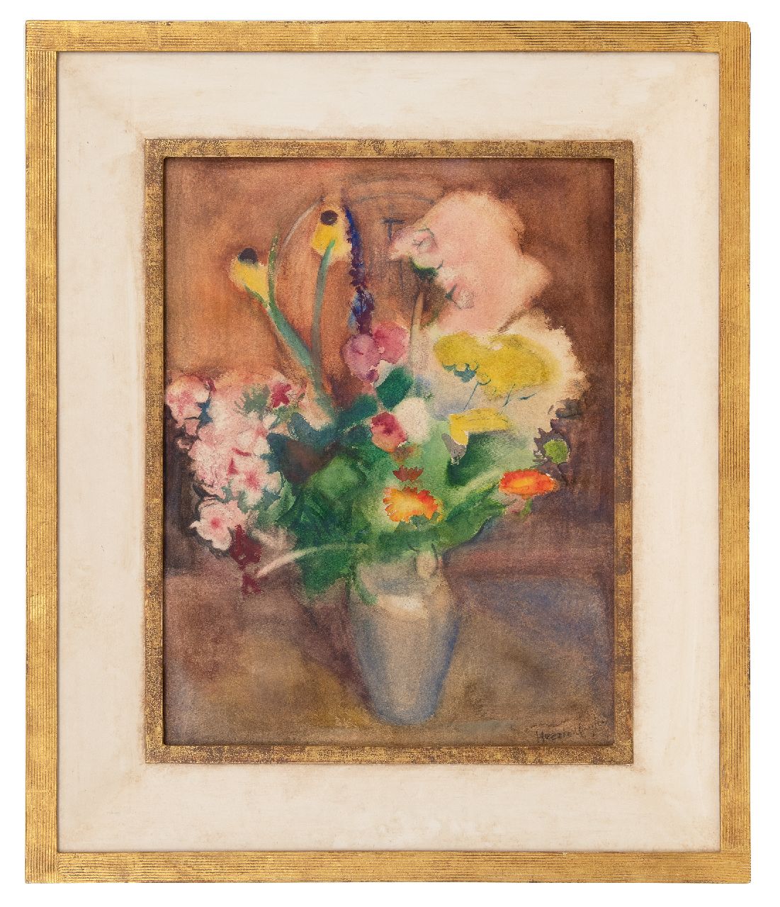 Kuijten H.J. | Henricus Johannes 'Harrie' Kuijten | Watercolours and drawings offered for sale | Summer flowers, watercolour on paper 55.5 x 42.4 cm, signed l.r. Kuijten H.J. | Henricus Johannes 'Harrie' Kuijten | Watercolours and drawings offered for sale | Summer flowers, watercolour on paper 55.5 x 42.4 cm, signed l.r.