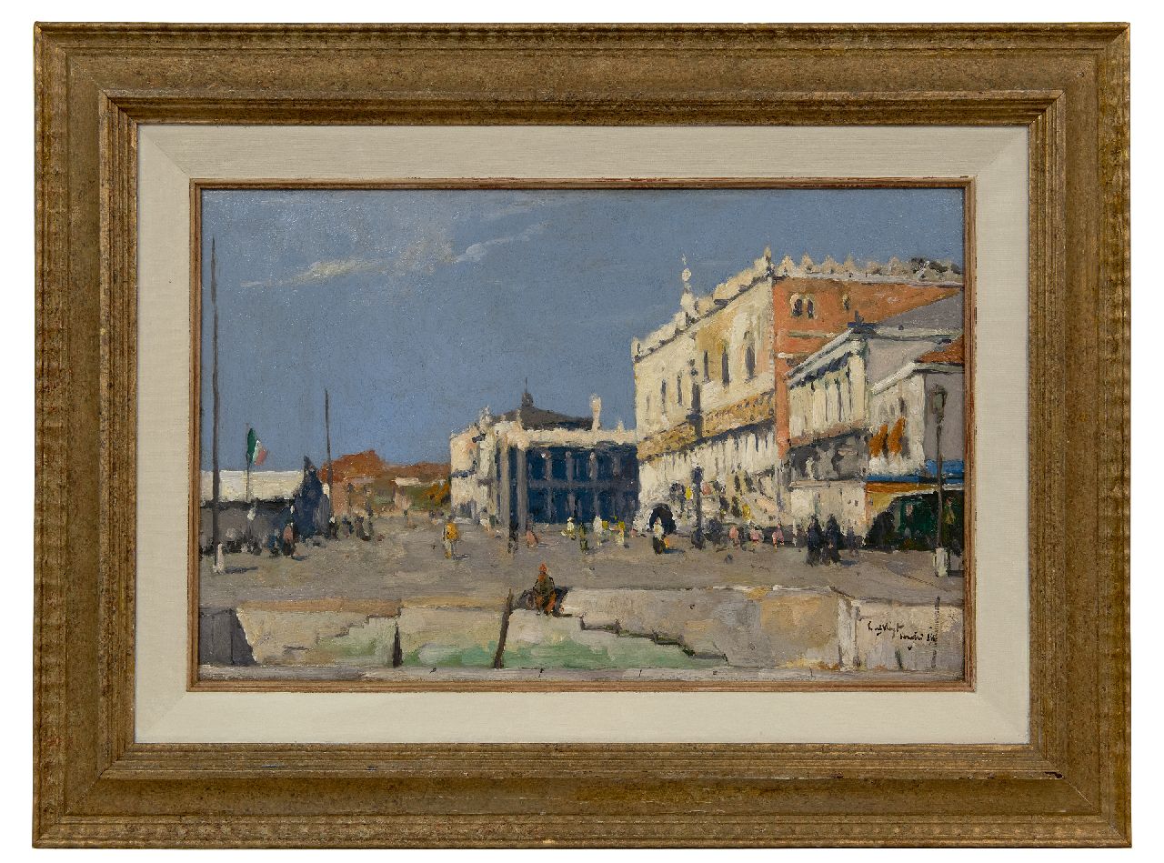 Vlist L. van der | Leendert van der Vlist | Paintings offered for sale | Venice, oil on canvas 32.8 x 50.4 cm, signed l.r. and dated '24