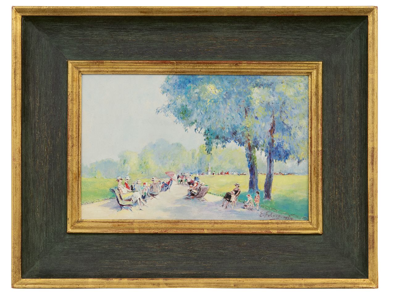 Febre E.  | E. Febre | Paintings offered for sale | -, oil on panel 16.5 x 25.5 cm, signed l.r. and gedateerd 1924