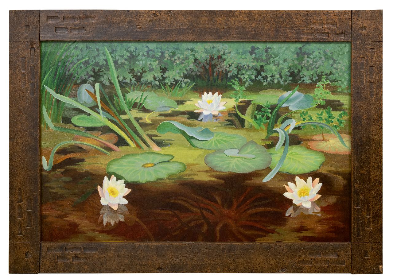 Smorenberg D. | Dirk Smorenberg | Paintings offered for sale | Water lilies, oil on canvas 65.4 x 100.5 cm, signed l.r. Smorenberg D. | Dirk Smorenberg | Paintings offered for sale | Water lilies, oil on canvas 65.4 x 100.5 cm, signed l.r.