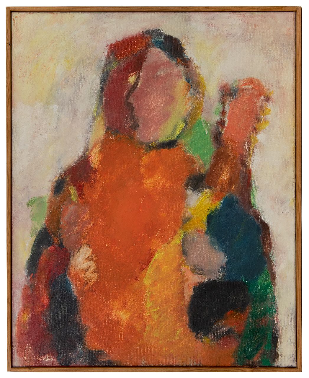 Brands E.A.M.  | Eugenius Antonius Maria 'Eugène' Brands | Paintings offered for sale | Boy with guitar, oil on canvas 75.4 x 60.0 cm, signed l.l. and dated on the stretcher 1970