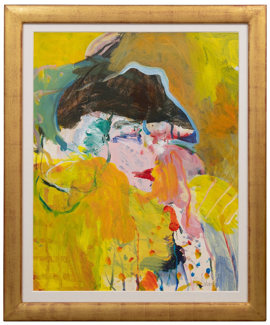 Bohemen C.B. van | Cornelis Bernardus 'Kees' van Bohemen | Paintings offered for sale | Woman, gouache and oil on paper 82.0 x 64.0 cm, signed l.r. and dated '78 Bohemen C.B. van | Cornelis Bernardus 'Kees' van Bohemen | Paintings offered for sale | Woman, gouache and oil on paper 82.0 x 64.0 cm, signed l.r. and dated '78