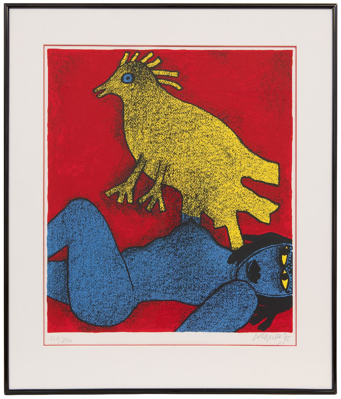 Corneille ('Corneille' Guillaume Beverloo)   | Corneille ('Corneille' Guillaume Beverloo) | Prints and Multiples offered for sale | Magic Africaine, lithograph on paper 54.4 x 45.7 cm, signed l.r. (in pencil) and dated '92 (in pencil)