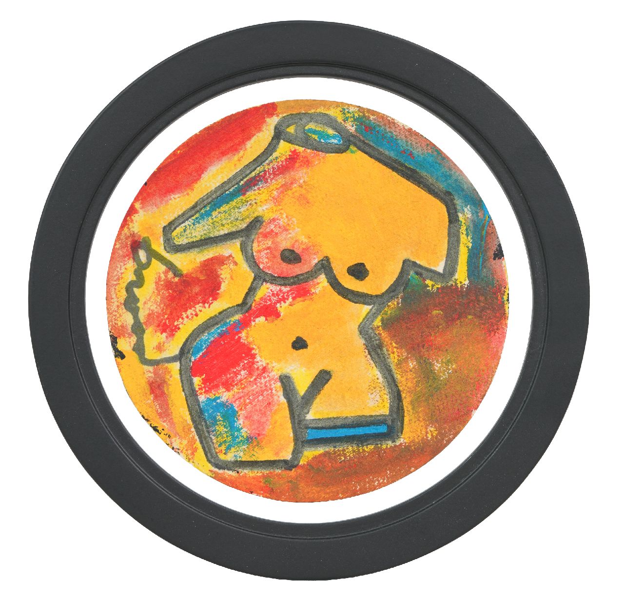 Brood H.  | Herman Brood |  offered for sale | Coaster, signed l.c.