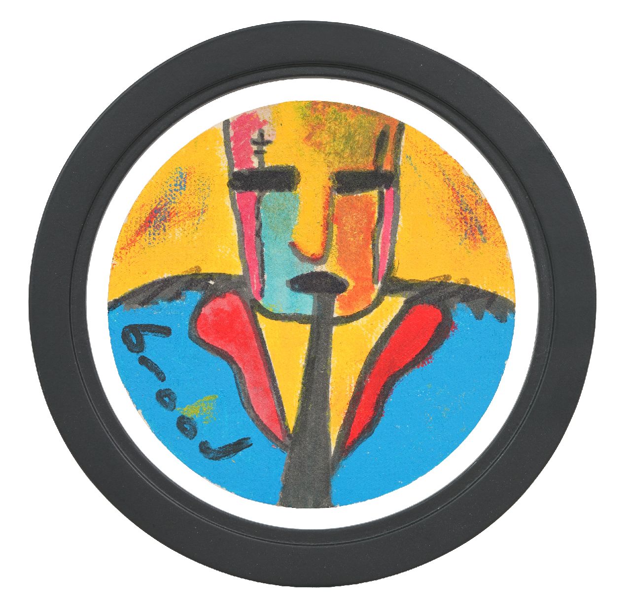 Brood H.  | Herman Brood |  offered for sale | Coaster, signed l.l.