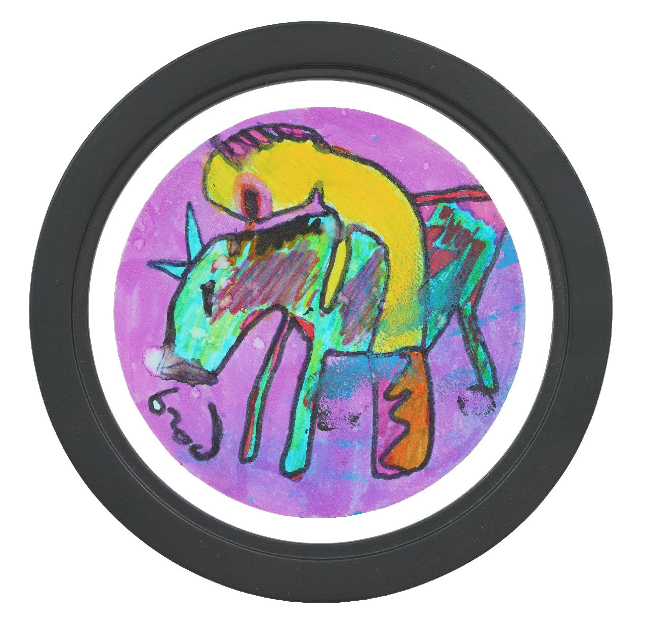 Brood H.  | Herman Brood |  offered for sale | Coaster, signed l.l.