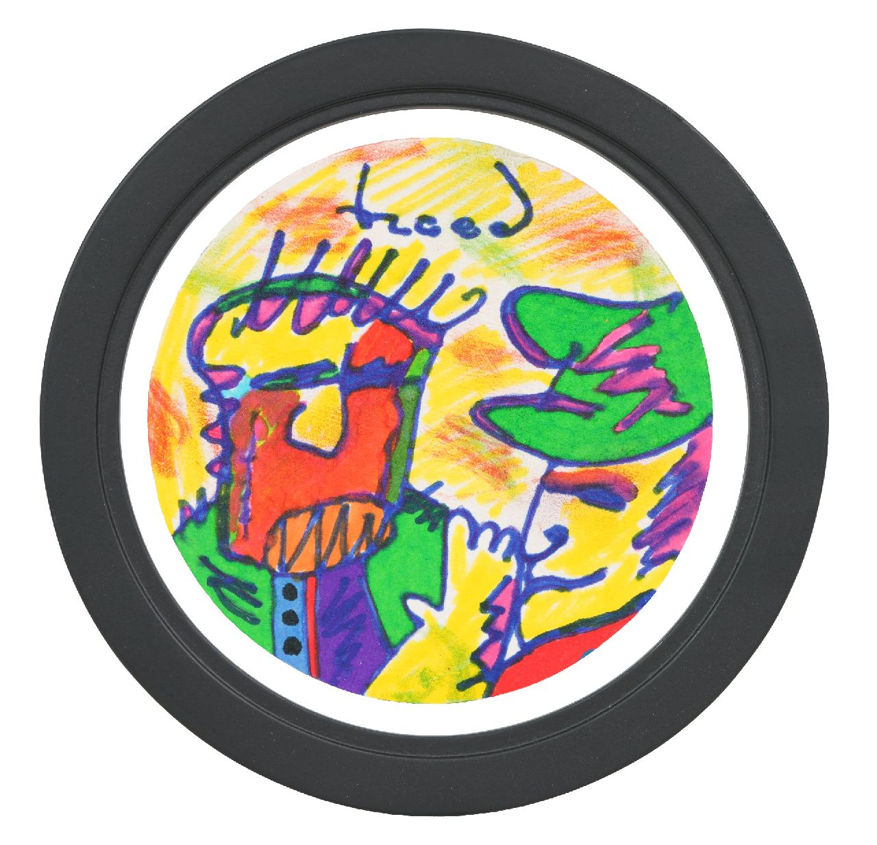 Brood H.  | Herman Brood |  offered for sale | Coaster, signed u.c.