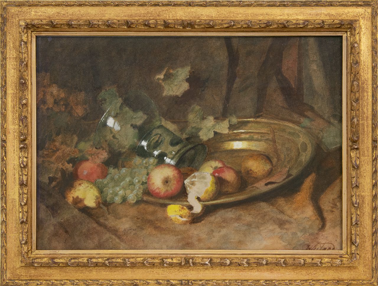 Weiland J.  | Johannes Weiland | Watercolours and drawings offered for sale | -, watercolour on paper 70.0 x 50.0 cm, signed l.r.