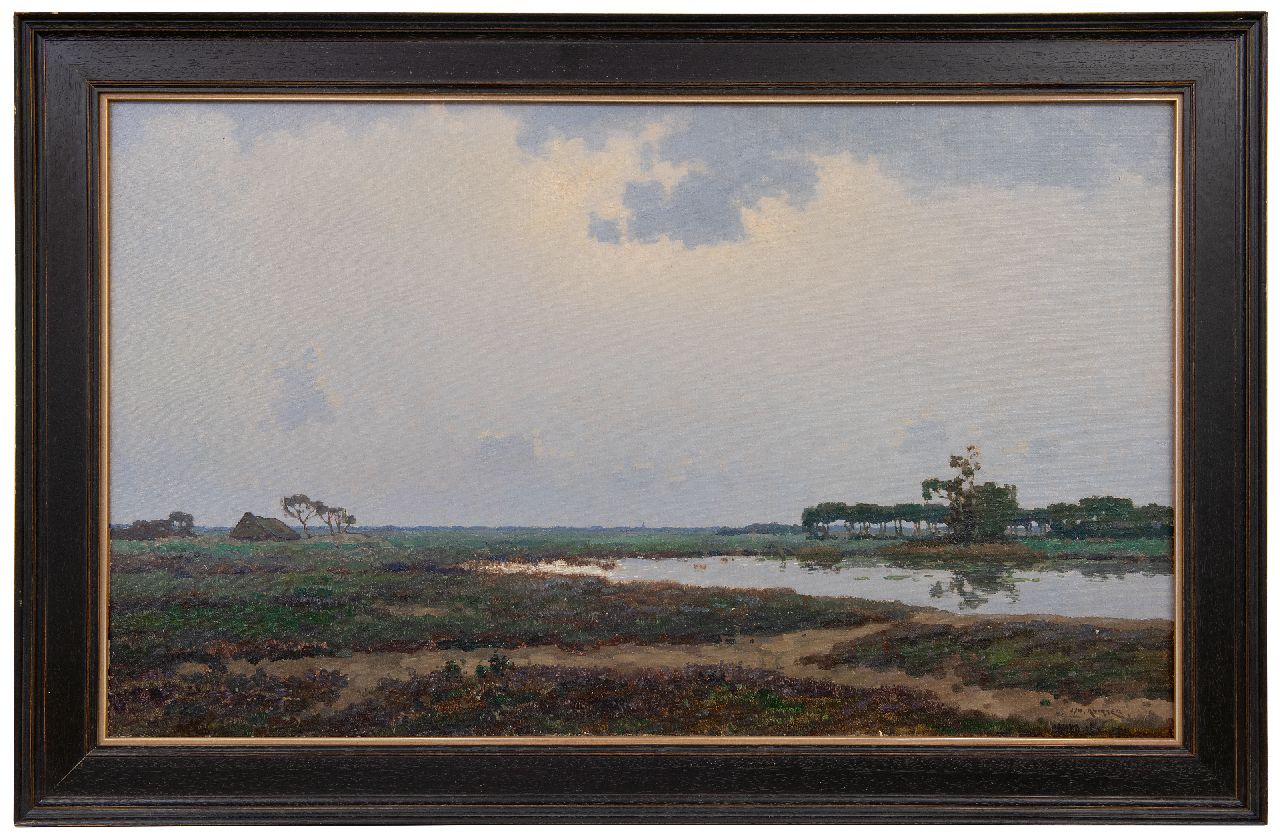 Knikker sr. J.S. | 'Jan' Simon Knikker sr. | Paintings offered for sale | Expansive Dutch landscape, oil on canvas 60.4 x 100.2 cm, signed l.r. Knikker sr. J.S. | 'Jan' Simon Knikker sr. | Paintings offered for sale | Expansive Dutch landscape, oil on canvas 60.4 x 100.2 cm, signed l.r.